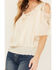 Image #2 - Wild Moss Women's Crochet Cold Shoulder Top, , hi-res