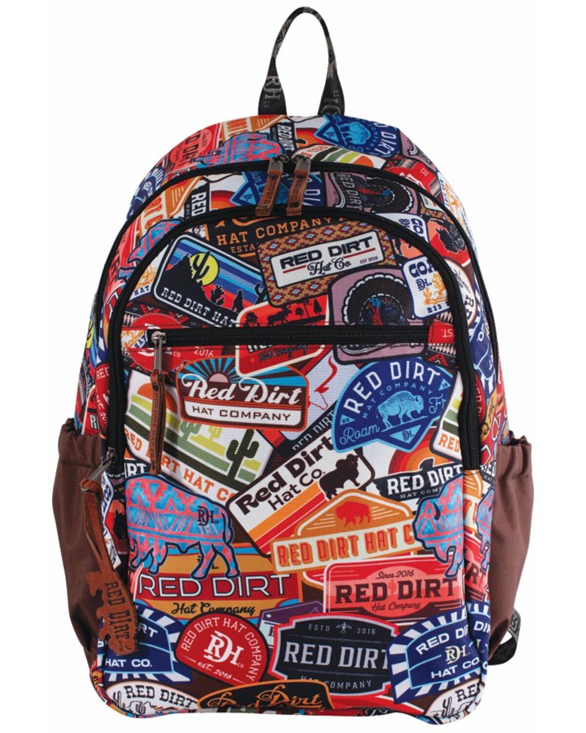Image #1 - Red Dirt Hat Patch Mash Up Backpack, Multi, hi-res