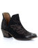 Circle G Women's Black Embroidery Fashion Booties - Round Toe, Black, hi-res