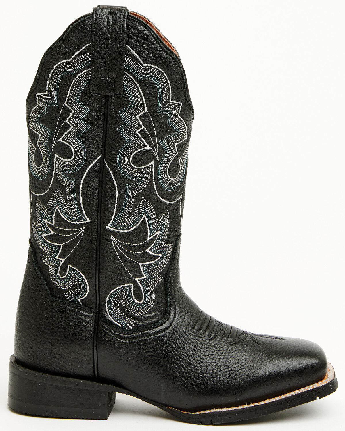 Image #2 - Dan Post Women's Lizzie Performance Western Boots - Broad Square Toe, Black, hi-res