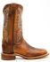 Image #2 - Justin Women's Peyton Western Boots - Broad Square Toe, Brown, hi-res