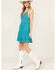 Image #2 - Shyanne Women's Lace Bustier Dress, Medium Blue, hi-res