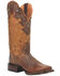 Image #1 - Dan Post Women's Tan Dozi Premium Leather Western Performance Boots - Broad Square Toe , Tan, hi-res