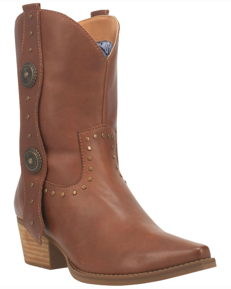 Dingo Women's True West Western Boots - Snip Toe, Brown, hi-res