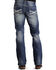 Image #1 - Stetson Rock Fit Bold X Stitched Jeans - Big & Tall, Med Wash, hi-res