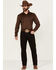 Image #1 - Wrangler Men's 13MWZ Cowboy Cut Original Fit Denim Jeans, Brown, hi-res
