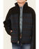 Image #3 - Cody James Boys' Color Block Pattern Softshell Jacket , Black, hi-res