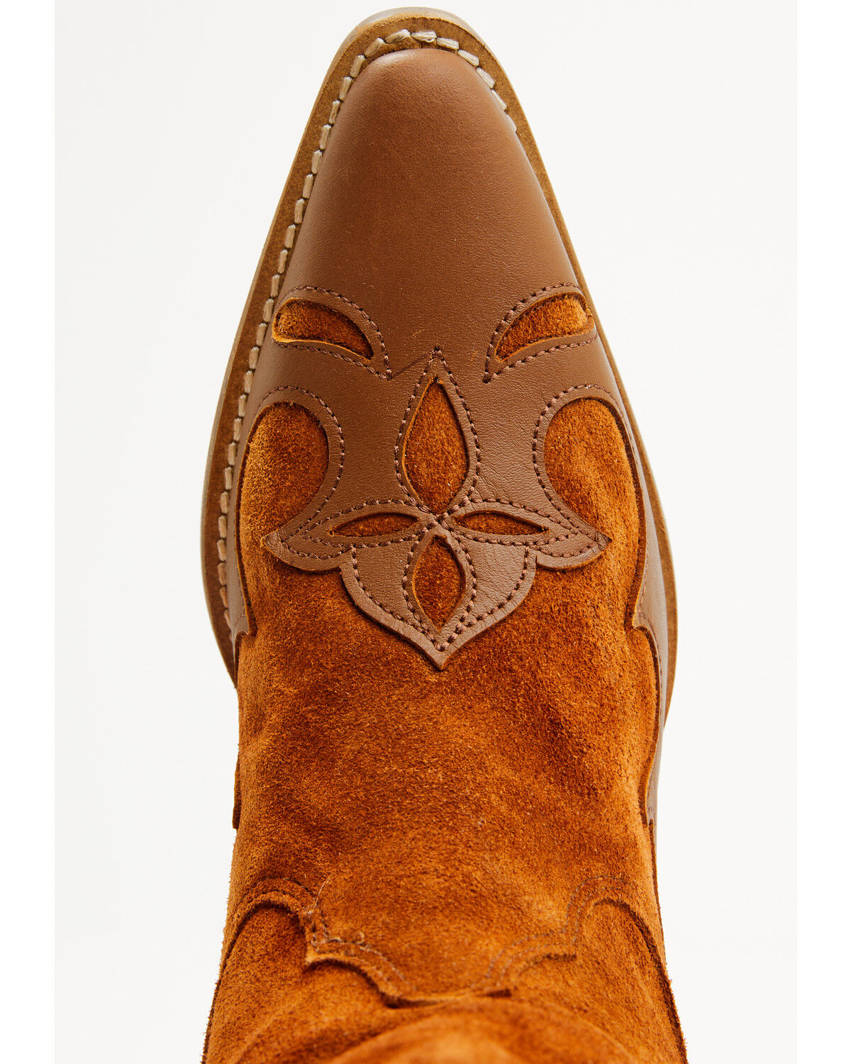 Image #6 - Dingo Women's Drama Queen Suede Tall Boots - Snip Toe, Camel, hi-res