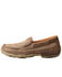 Image #3 - Twisted X Women's Slip-On Driving Mocs, Brown, hi-res