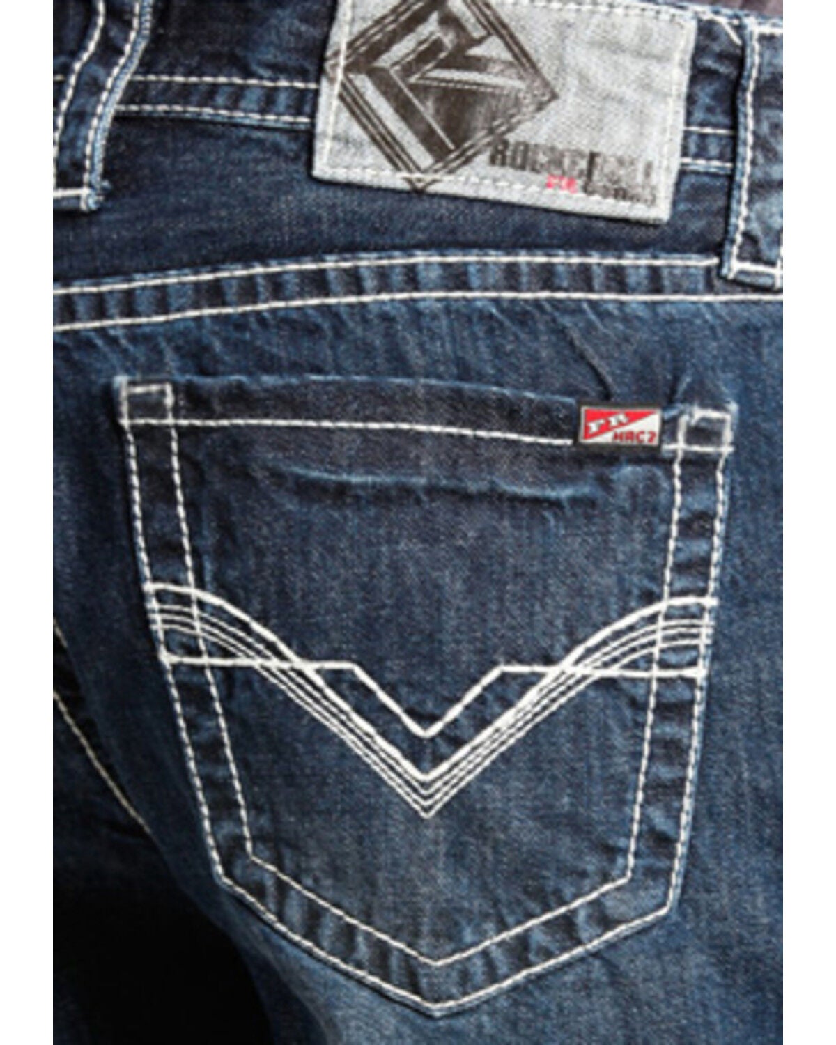 Double Barrel Relaxed Fit Bootcut Jeans 