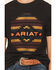 Image #3 - Ariat Boys' Boot Barn Exclusive Zapoteco Southwestern Logo Short Sleeve Graphic T-Shirt, Black, hi-res