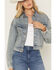 Image #3 - Levi's Women's Today's Trip Medium Wash 90's Shrunken Denim Trucker Jacket, Medium Wash, hi-res