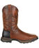 Durango Men's Maverick XP Western Work Boots - Steel Toe, Brown, hi-res