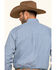 Stetson Men's Navy Pinwheel Floral Geo Print Long Sleeve Western Shirt , Navy, hi-res