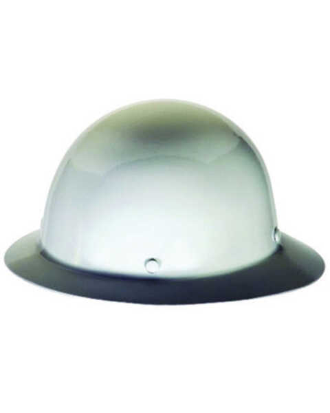 MSA Men's Skullgard Fas-Trac Full Brim Work Hard Hat , White, hi-res