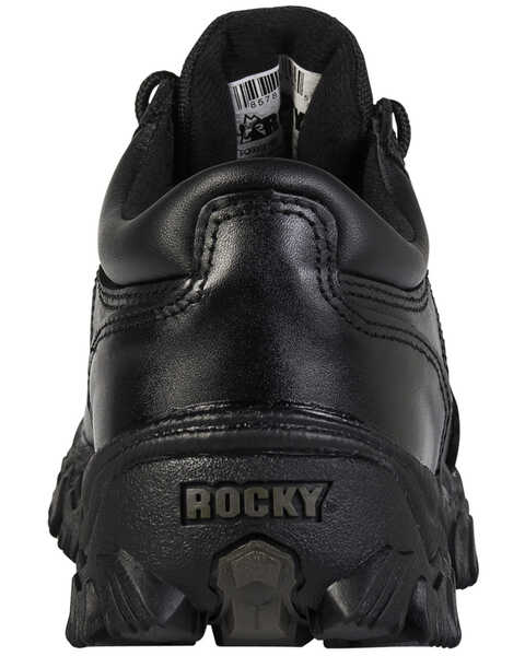 Image #7 - Rocky Men's AlphaForce Oxford Shoes - Round Toe, Black, hi-res