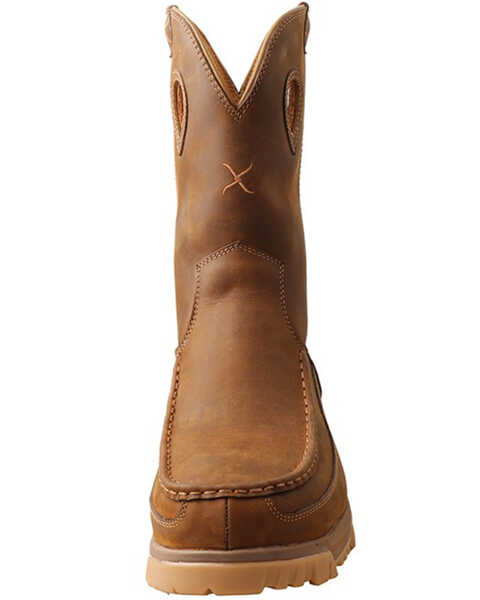 Twisted X Men's CellStretch Western Work Boots - Nano Composte Toe, Brown, hi-res