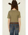 Rodeo Quincy Girls' Olive Bronco Billie Graphic Short Sleeve Tee , Olive, hi-res