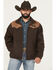 Image #1 - Cinch Men's Wooly Zip-Up Jacket, Brown, hi-res
