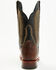 Cody James Men's Buck Western Boots - Broad Square Toe, Black/brown, hi-res