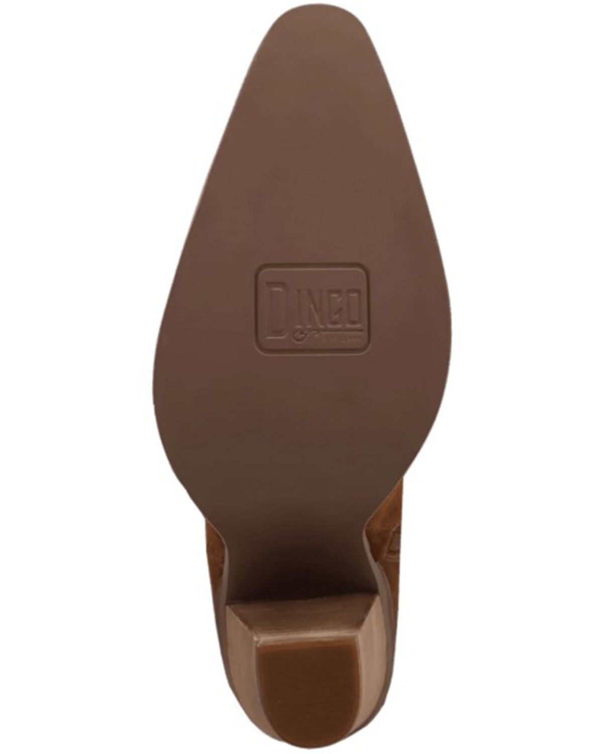 Image #7 - Dingo Women's Primadonna Suede Tall Western Boots - Round Toe, Brown, hi-res