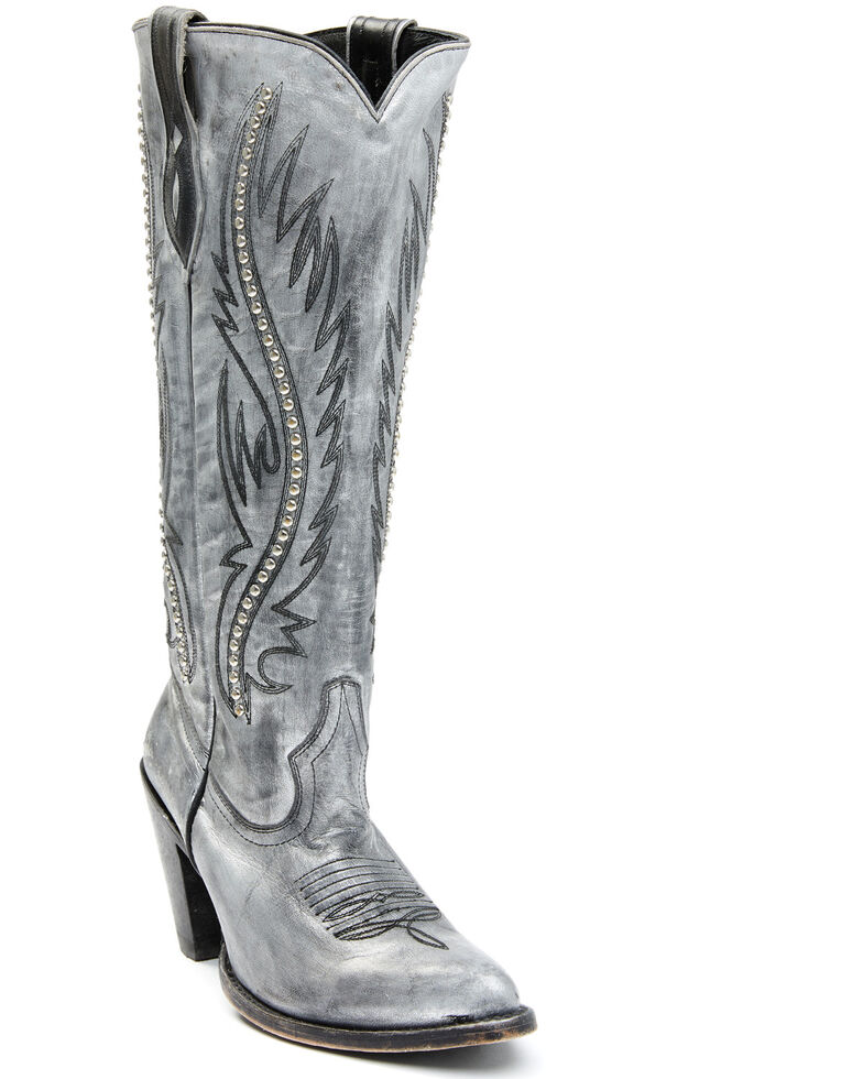 Idyllwind Women's Platinum Western Boots - Round Toe, Silver, hi-res