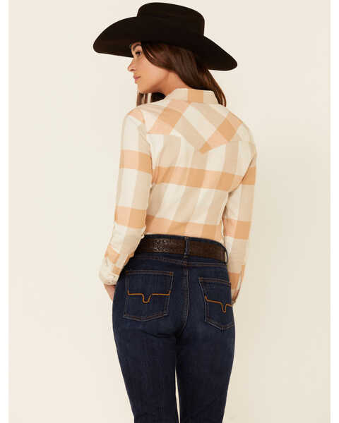 Image #4 - Shyanne Women's Plaid Print Long Sleeve Button Down Western Core Shirt , , hi-res