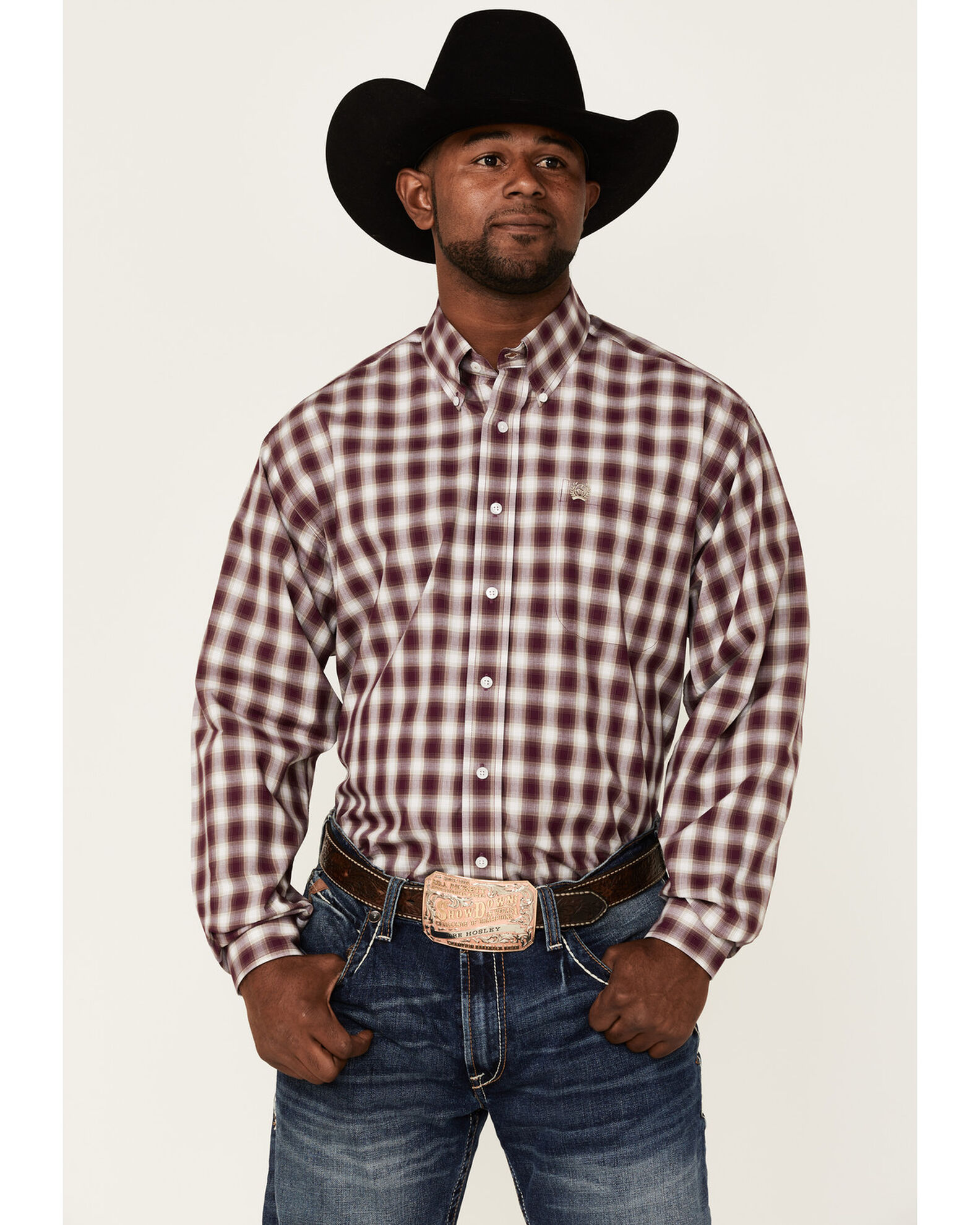 Purple cinch cheap shirts