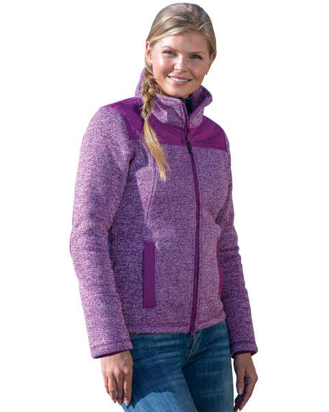 Image #1 - Mountain Horse Women's Welsh Fleece Jackets , Purple, hi-res