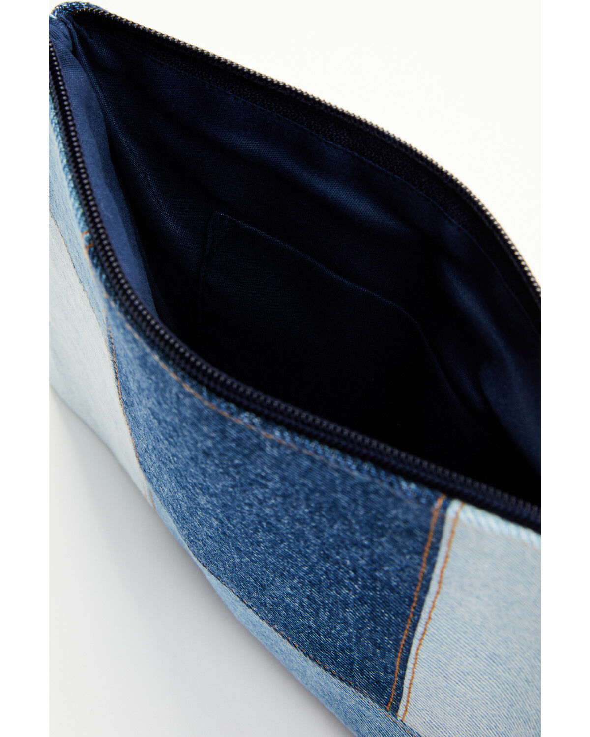 Image #2 - Shyanne Women's Denim Patchwork Pouch, Blue, hi-res
