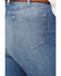 Image #4 - Ariat Women's Claire Medium Wash High Rise Slim Trouser Stretch Denim Jeans - Plus, Medium Wash, hi-res