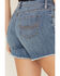 Image #4 - Idyllwind Women's Ellie Embellished Medium Wash High Rise Stretch Denim Shorts, Medium Wash, hi-res