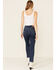 Image #3 - Levi's Women's Classic Straight Mid Rise Maui Waterfall Jeans, Blue, hi-res