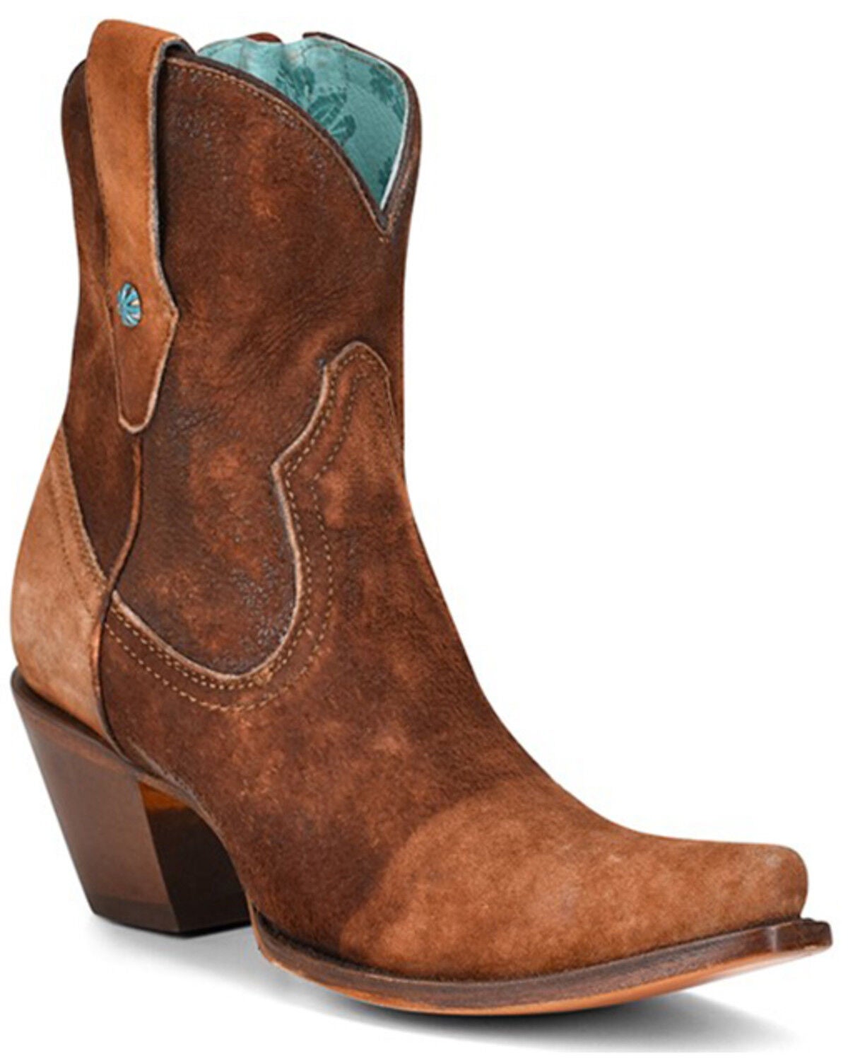 Corral Women's Lamb Fashion Booties - Snip Toe, Brown, hi-res