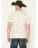 Image #4 - RANK 45® Men's Shoot All Over Southwestern Print Short Sleeve Button-Down Polo, Oatmeal, hi-res