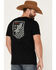 Image #1 - Smith & Wesson Men's M&P Eagle Shield Short Sleeve Graphic T-Shirt, Black, hi-res