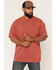 Image #1 - Hawx Men's Forge Solid Short Sleeve Pocket Work Shirt, Red, hi-res