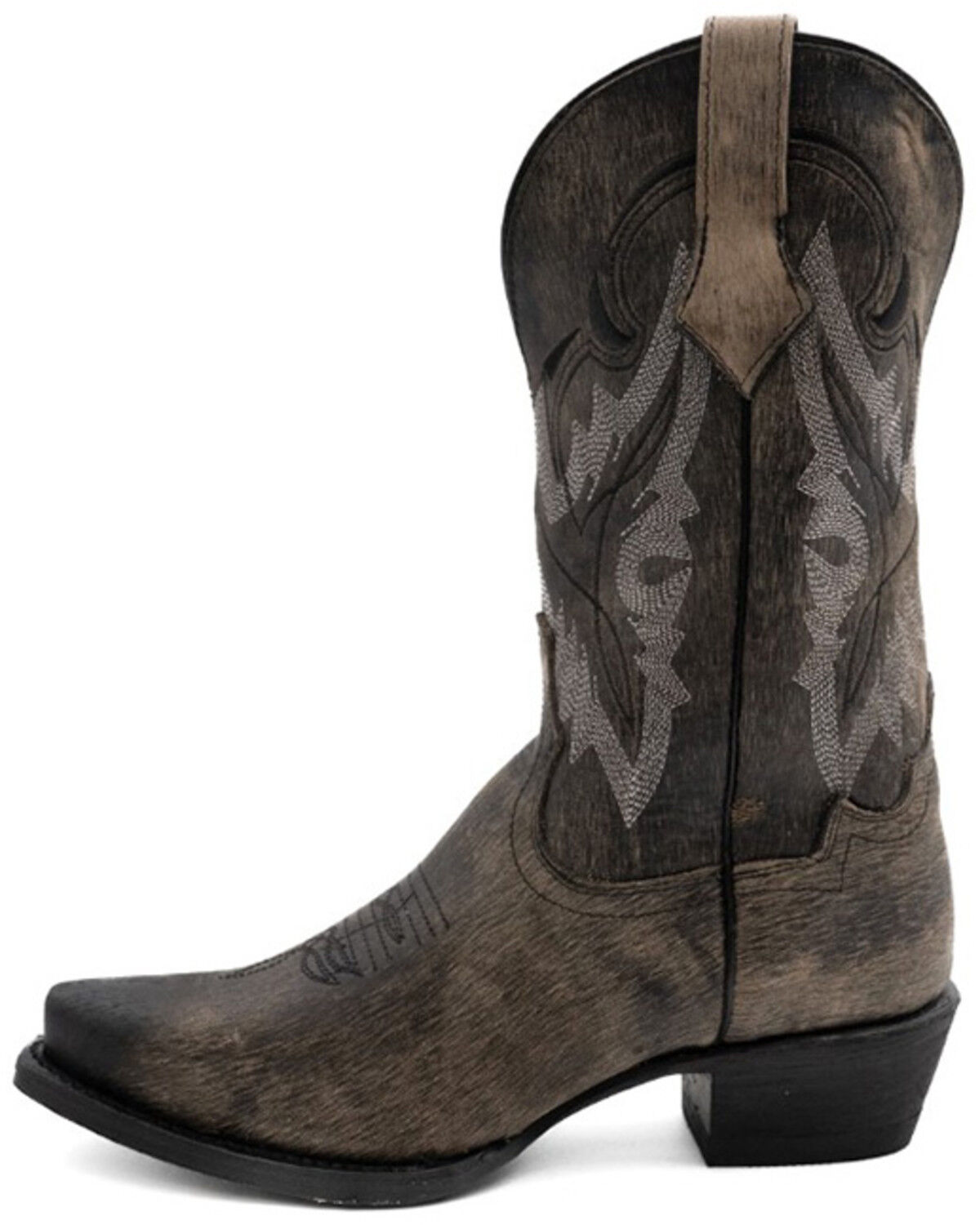 Image #3 - Ferrini Women's Holly Western Boots - Snip Toe, Ivory, hi-res