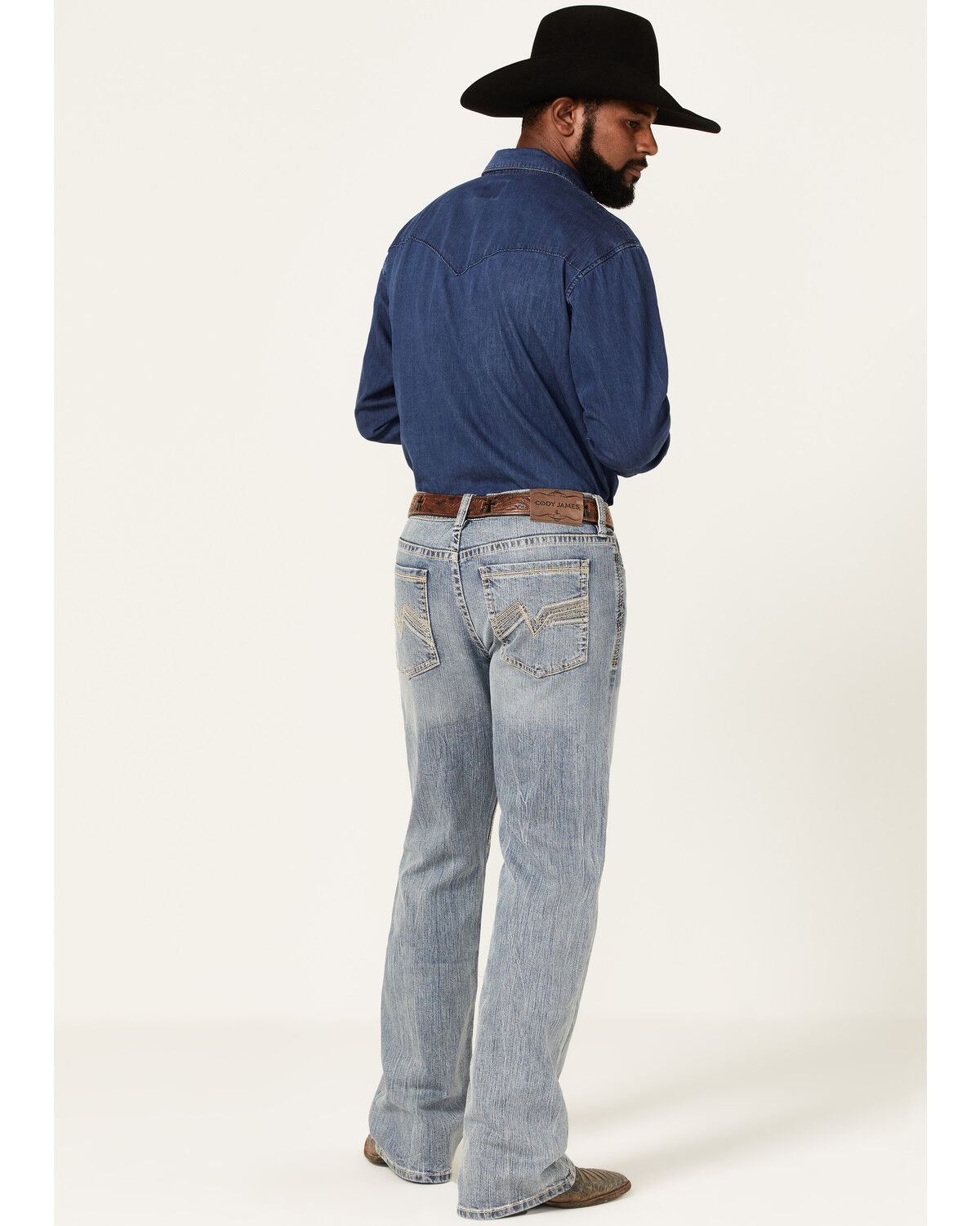 Cody James Men's Hacienda Medium Wash Stretch Slim Bootcut Cody James Men's Hacienda Medium Wash Stretch Slim Bootcut