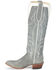 Image #3 - Justin Women's Verlie Vintage Suede Tall Western Boots - Snip Toe, Grey, hi-res