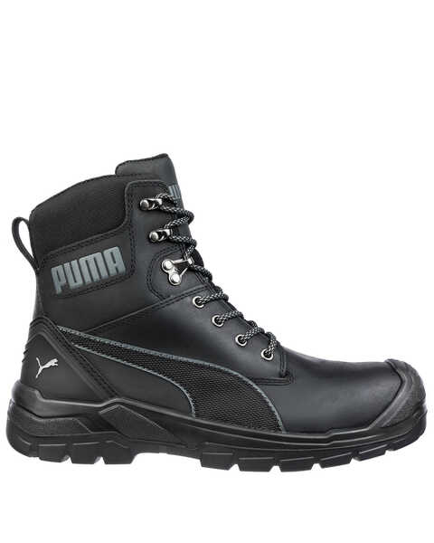 Puma Safety Men's Conquest CTX Waterproof Work Boots - Composite Toe, Black, hi-res