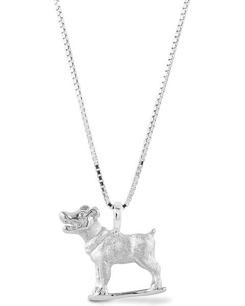  Kelly Herd Women's Jack Russell Necklace , Silver, hi-res