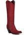 Image #1 - Corral Women's Exotic Python Skin Western Boots - Snip Toe, Red, hi-res