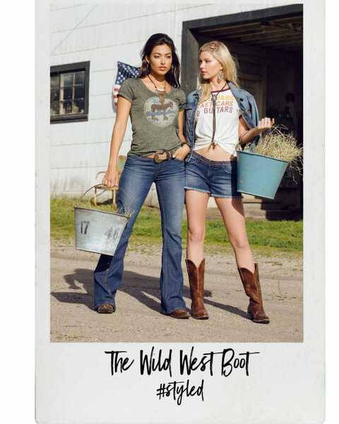 Idyllwind Women's Wildwest Brown Western Boots - Snip Toe, Brown, hi-res
