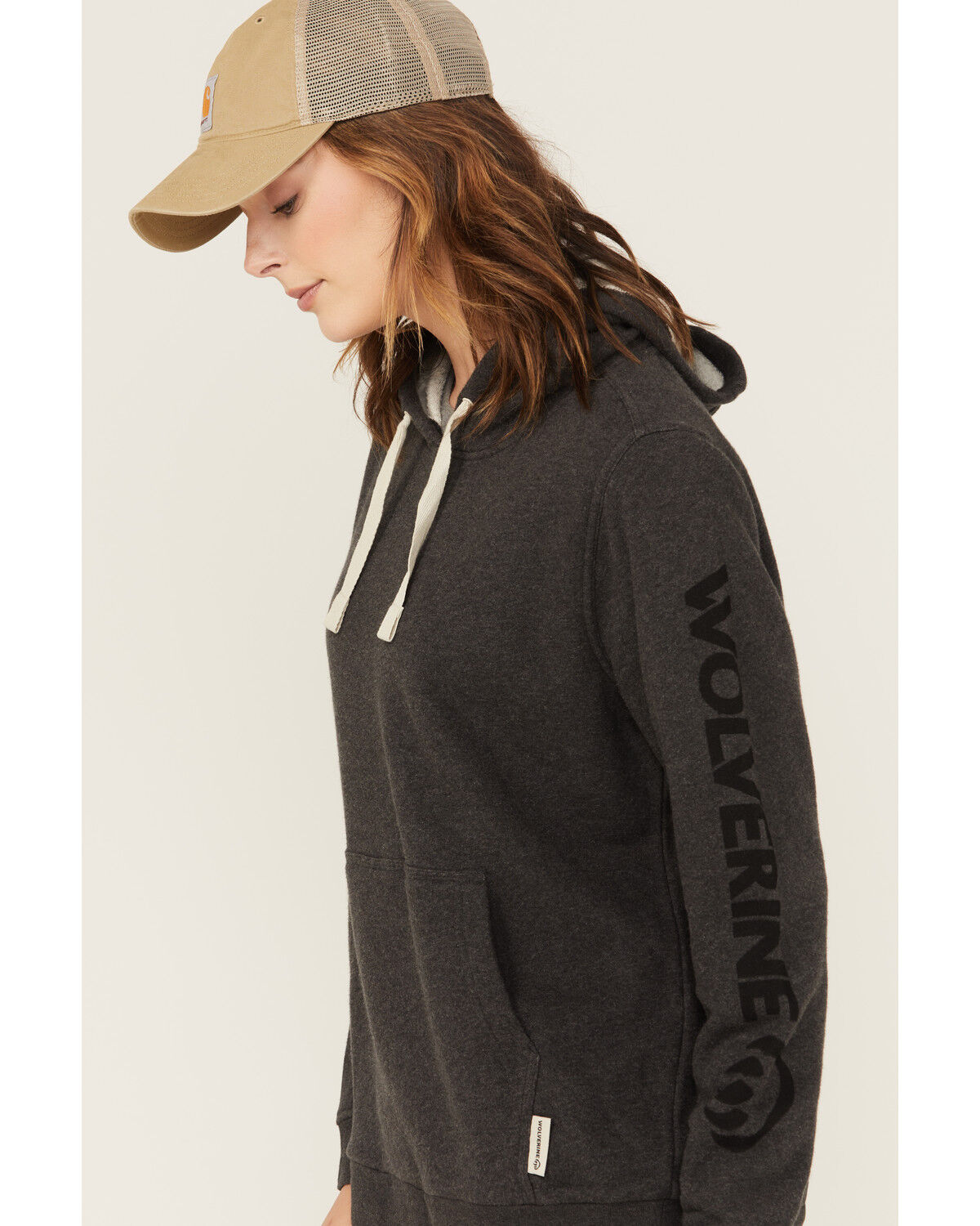 Image #2 - Wolverine Women's Midweight Graphic Hoodie, Heather Grey, hi-res