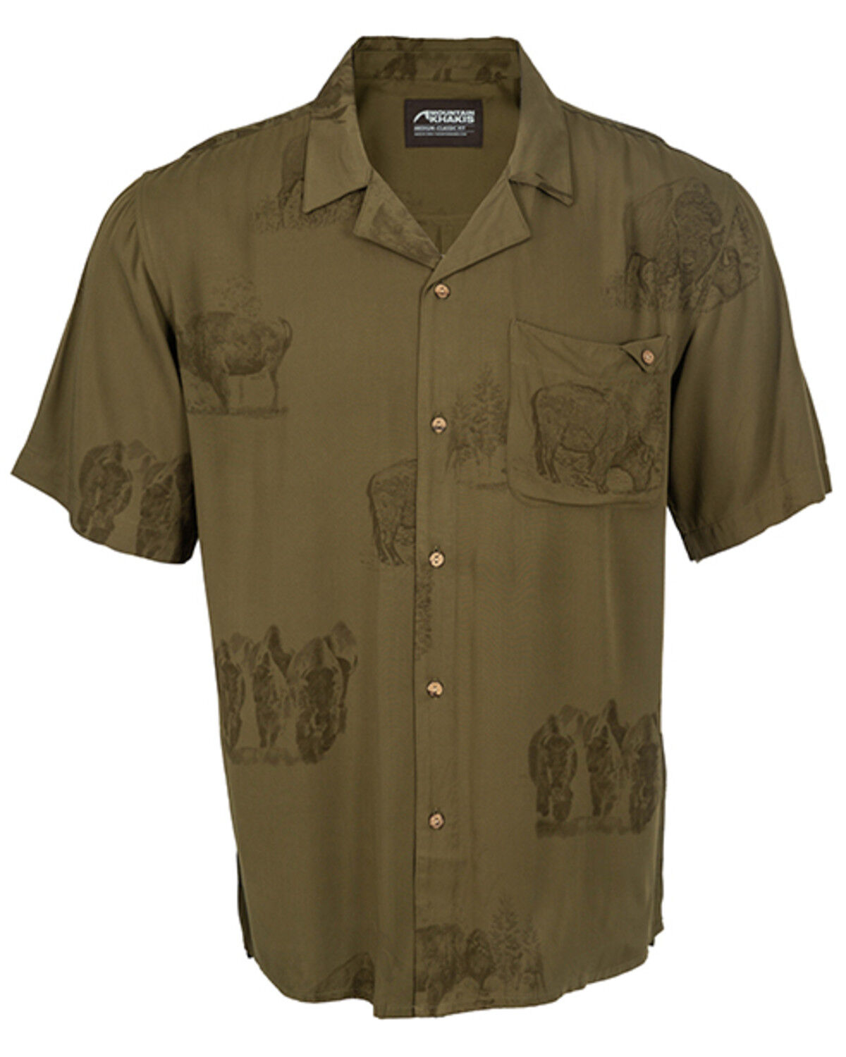 Image #1 - Mountain Khakis Men's Camp Site Shirt, Olive, hi-res