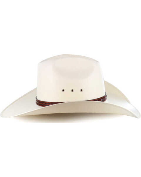 Larry Mahan Men's Browning 10X Straw Cattleman Cowboy Hat, Natural, hi-res