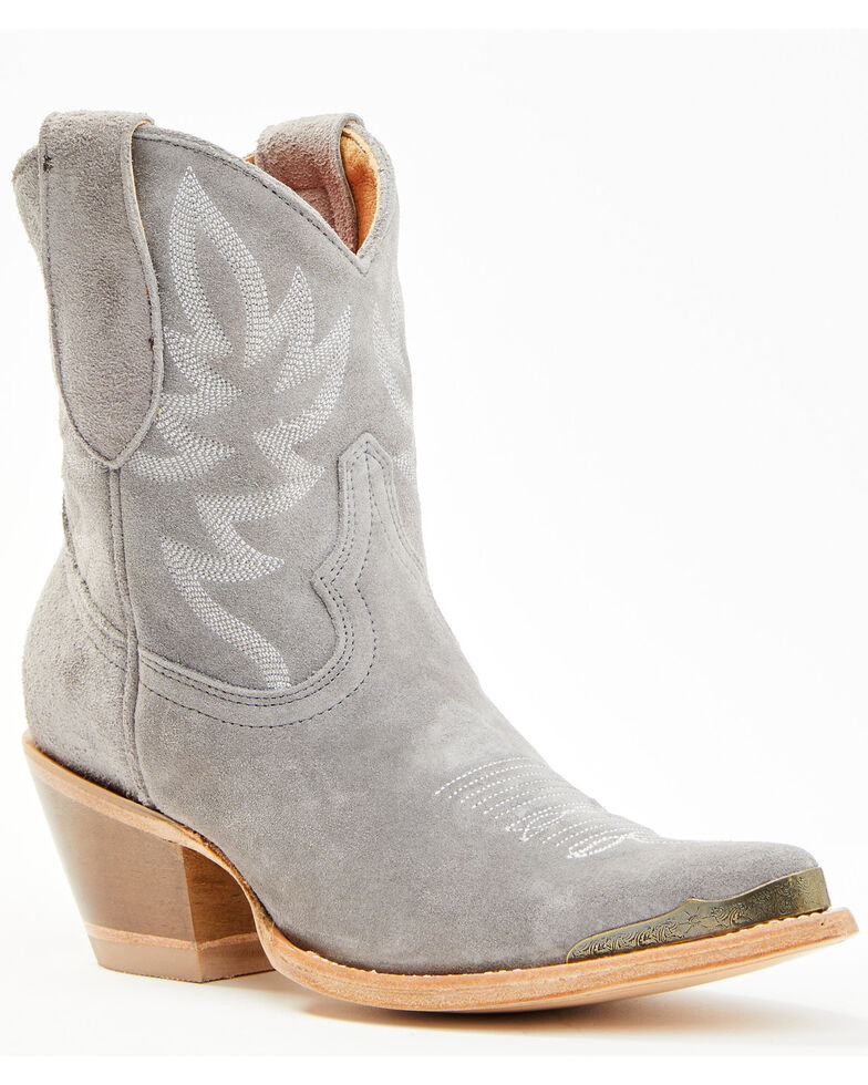 Idyllwind Women's Wheels Suede Bootie, Grey, hi-res