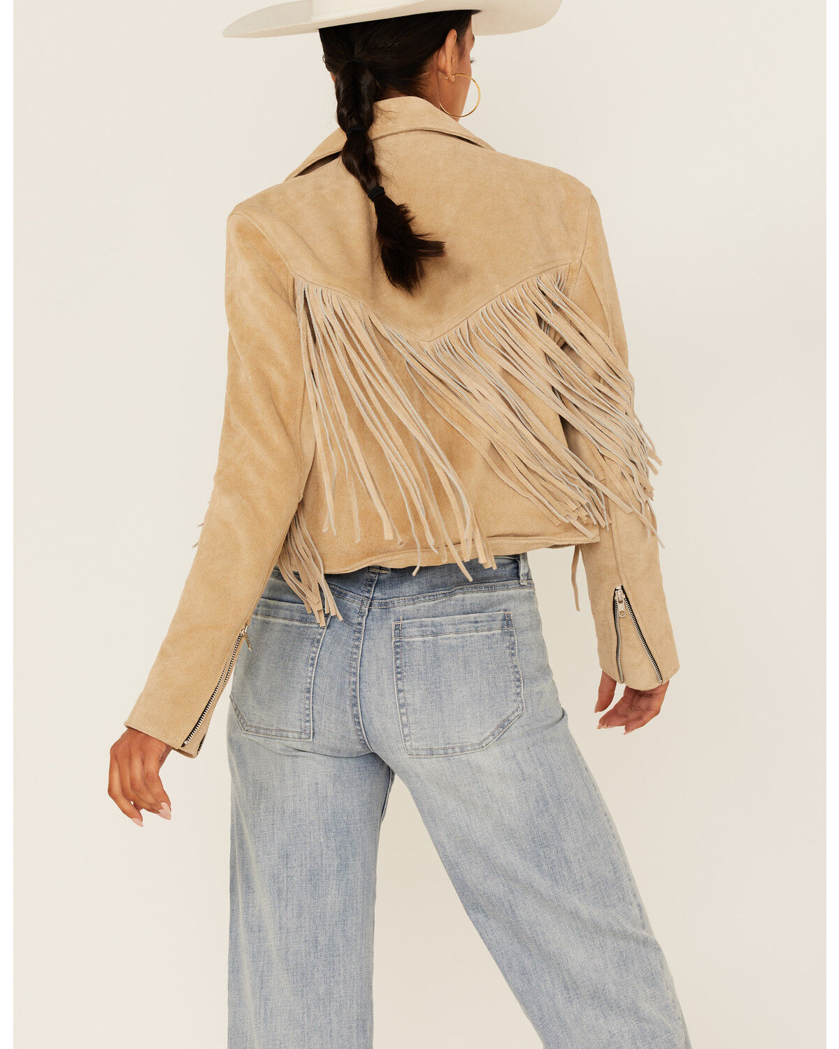 Image #5 - Understated Leather Women's Fearless Fringe Suede Jacket, , hi-res