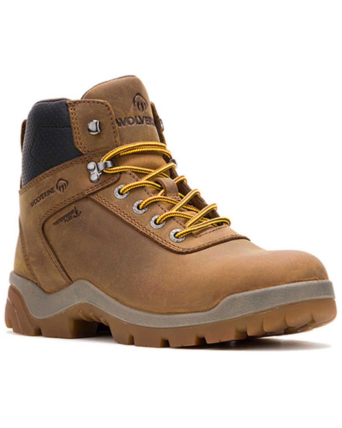 Wolverine Men's 6" Vantage Ft. Hyperrest Work Boots - Soft Toe, Tan, hi-res